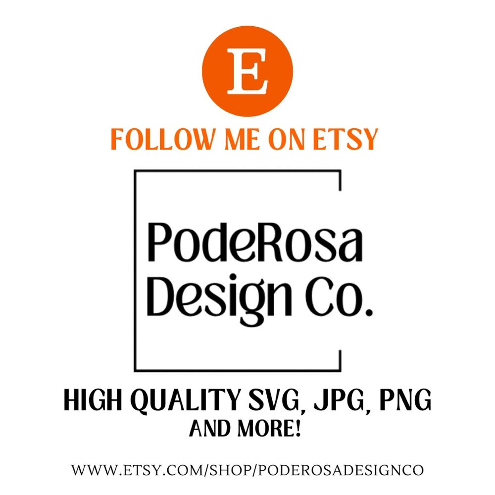 Follow me on Etsy for SVG files, Printables and More!